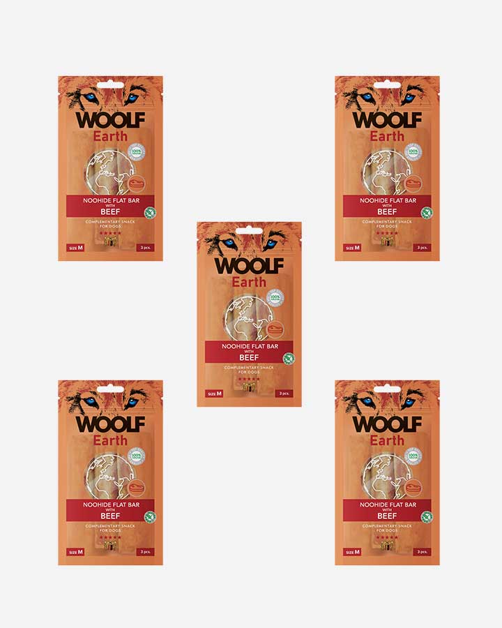 Woolf Beef - Chew Stick 5 pack - Medium