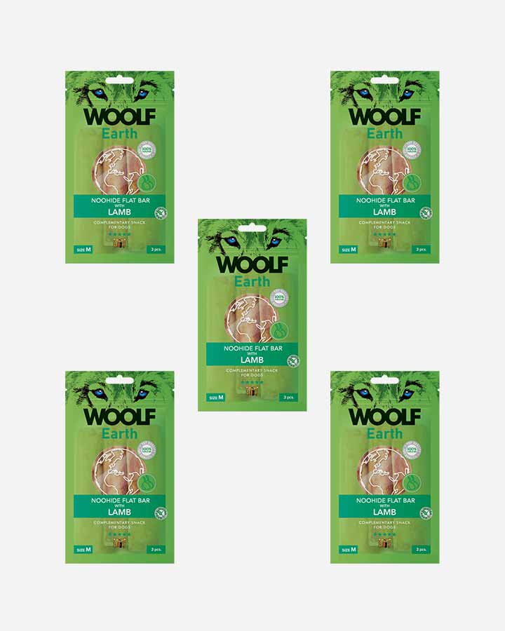 Woolf Lamb - Chewing Sticks 5 packs - Medium