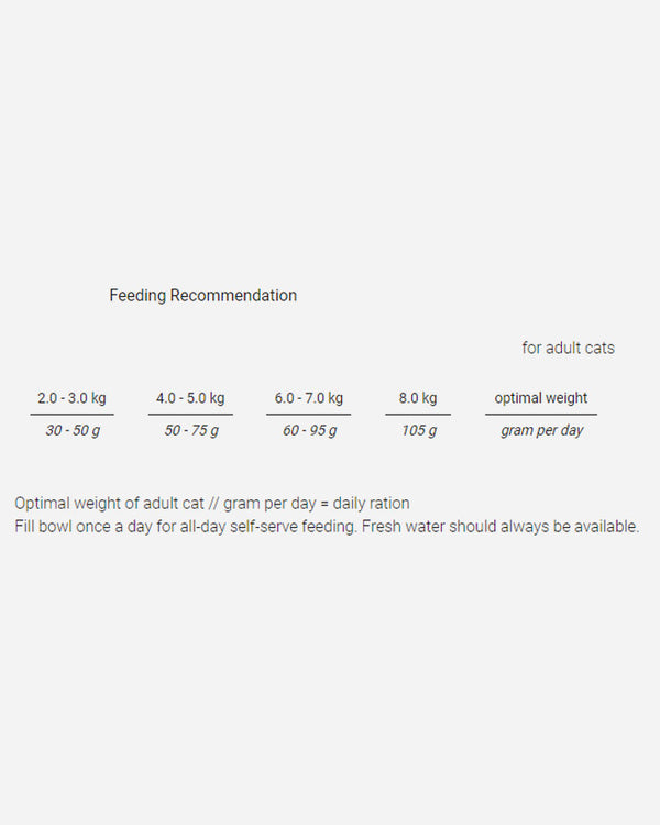 Chicopee HNL Cat Urinary - Feeding Guide