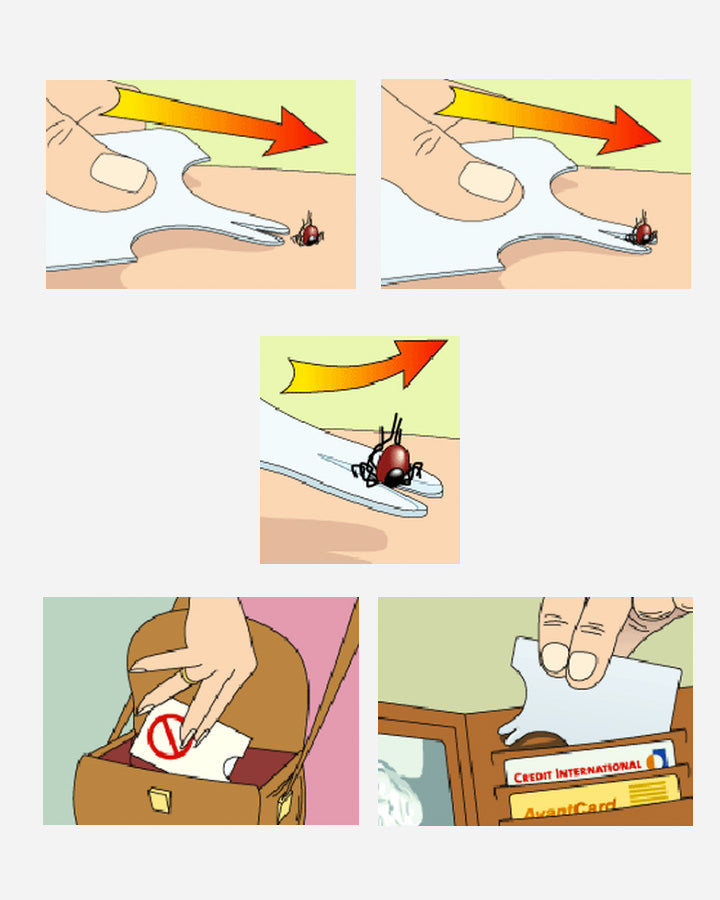 Using SafeCard Tick Remover