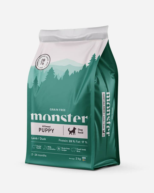 Monster Puppy All Breed - Grain Free Lamb & Duck 