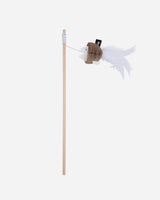 Cat wand toy - white