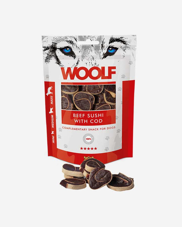 Woolf Beef Sushi with Cod - Dog Snack