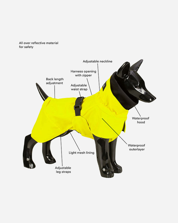 Details of Paikka Visibility Raincoat - Yellow