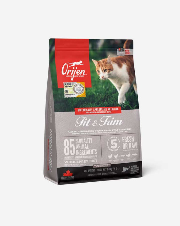 Orijen Fit & Trim cat food - 1.8kg