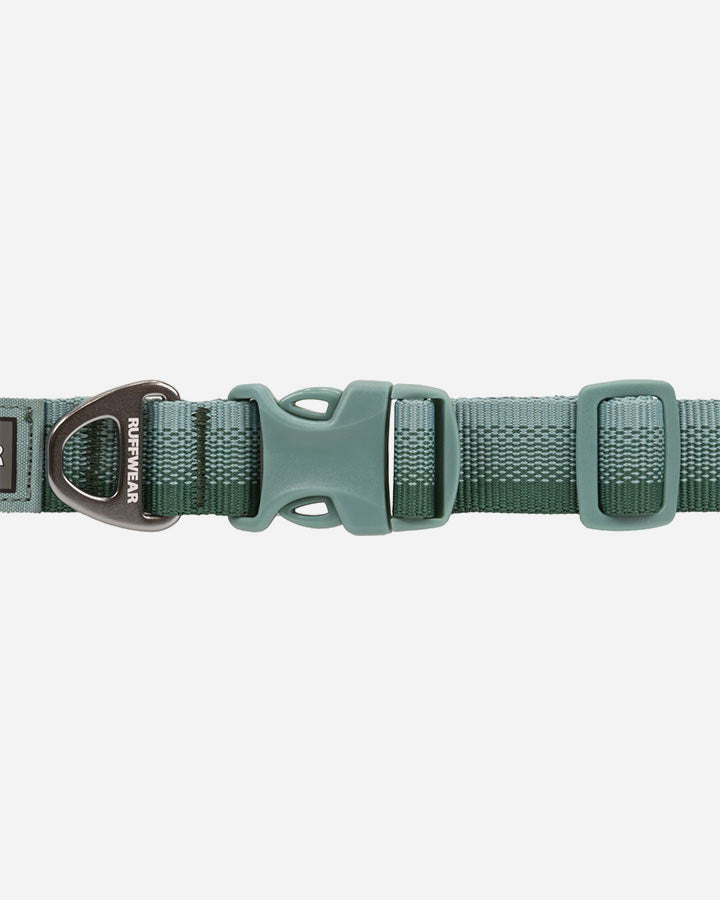 Ruffwear Front Range Dog Collar - River Rock Green - buckle