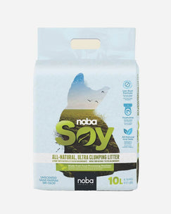 Noba Soy Cat Litter - 100% Plant-Based - Unscented - 10L