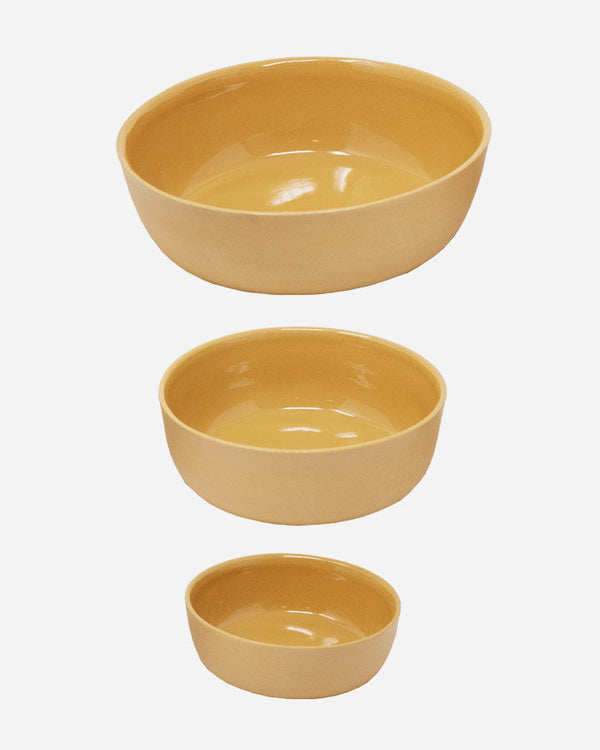 Food & Water Bowl - Line Rønnest Ceramics - Camel