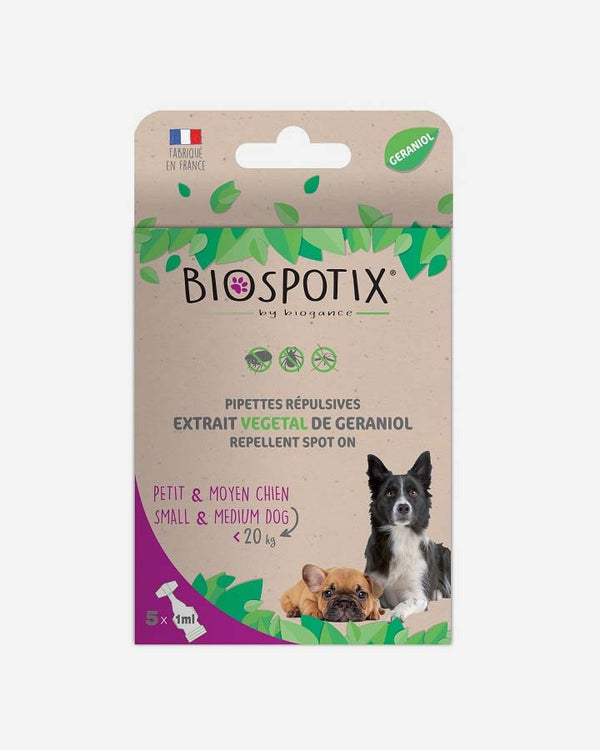 Biospotix Repellent Spot On Pipettes - For Small & Medium Dogs