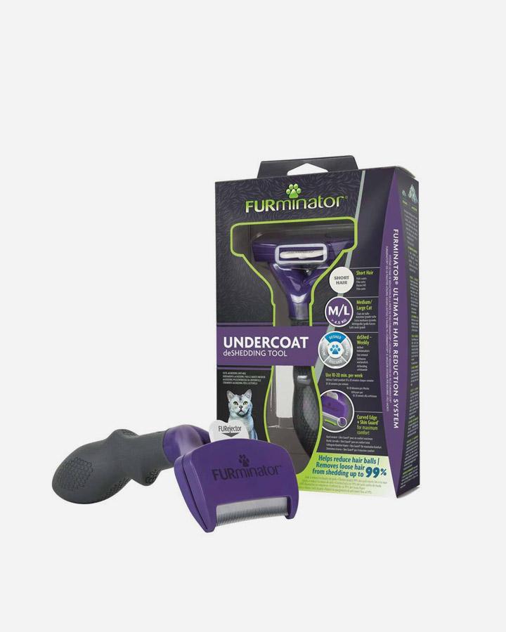 FURminator Undercoat Deshedding Tool - M/L - for short hairedcats