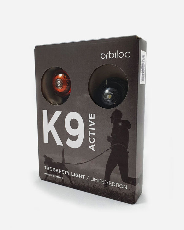 Orbiloc K9 Active TWIN safety light - AMBER - Limited Edition