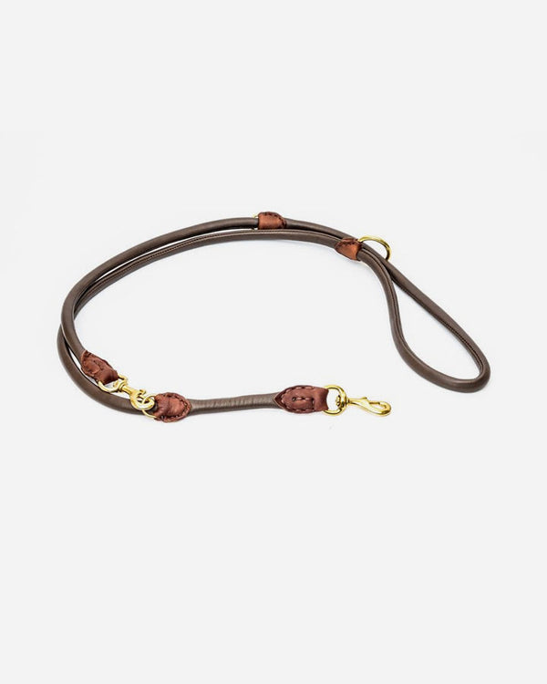 Paris Training Dog Lead - Brown - 6mm