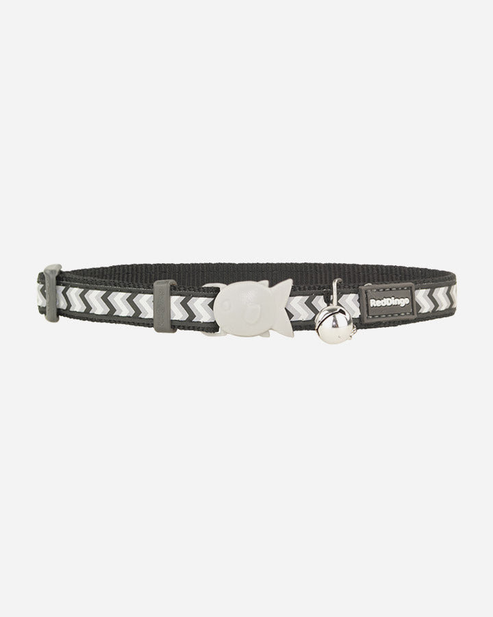 Red Dingo cat collar - Ziggy black