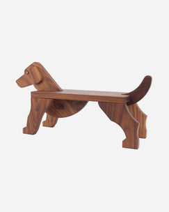 DAXhund Brownie Mahogany Stool - Petlux