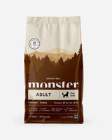 Monster Dry Adult Dog Food - Chicken/Turkey - 12kg