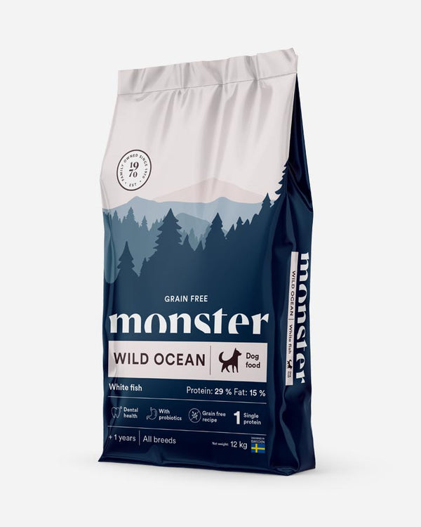 Monster Wild Ocean - Grainfree dog food - 12kg