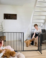 DogSpace Max Multi - Divider With Gate - Black