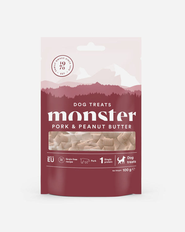 Monster Dog Treats - Pork & Peanut Butter