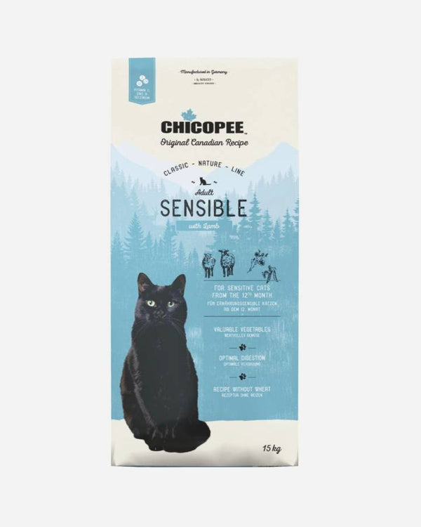Chicopee Classic Nature Line Cat Adult Sensible - Lamb - 15 kg